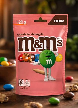 Цукерки m&m's cookie dough 120г