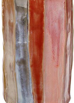 Ваза керамическая настольная "pastel stripes" ø13x21.5см