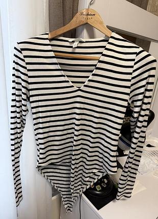 Боді жіноче h&m в смужку