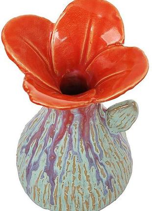Ваза керамическая декоративная "flower" ø19х14.5см