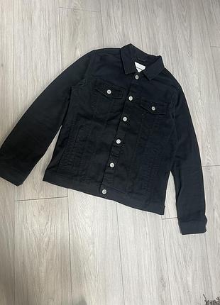 Куртка чоловіча джинсова jack & jones чорна