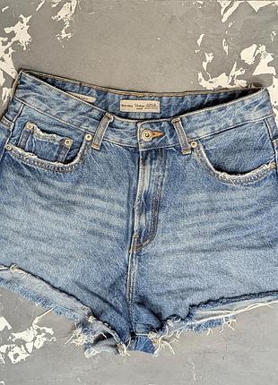 Шорти жіночі bershka vintage denim сині