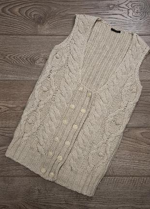 Вовняна жилетка/кофта sisley р. s/36/8