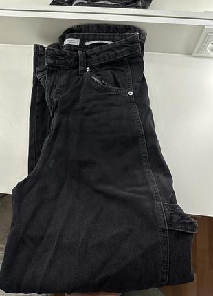 Джинси жіночі bershka baggy чорні