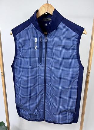 Жилетка polo ralph lauren rlx безрукавка кофта фліска чоловіча розмір s-m оригінал