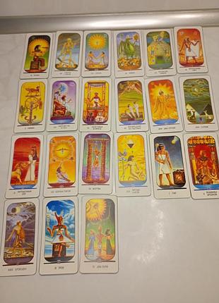 Рідкісне єгипетське таро ібіс (ibis tarot) 117 карт (йозеф мачинка) 1999 року. карты таро "ибис"