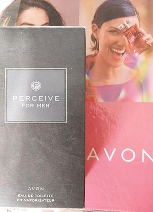 Туалетна вода чоловіча perceive for him, avon, персив для нього ейвон