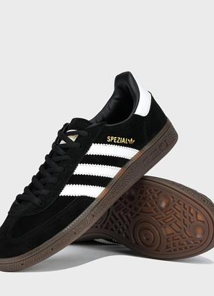 Кросівки унісекс adidas spezial чорні, розмір 40, довжина устілки 25,5-26 см, замша