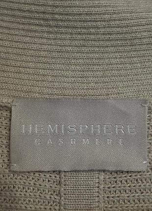 Люкс бренд  кардиган hemisphere cashmere кашемір котон шовк оригінал