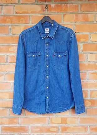 Levi's denim shirt джинсовая рубашка оригинал (m)