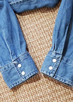 Levi's denim shirt джинсовая рубашка оригинал (m) 5
