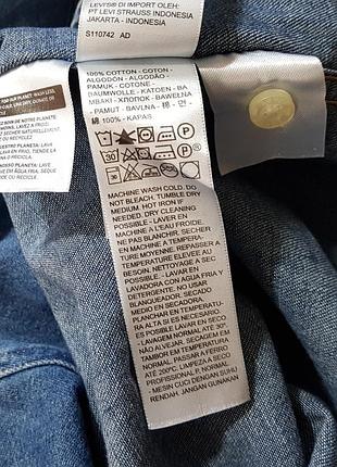 Levi's denim shirt джинсовая рубашка оригинал (m) 9