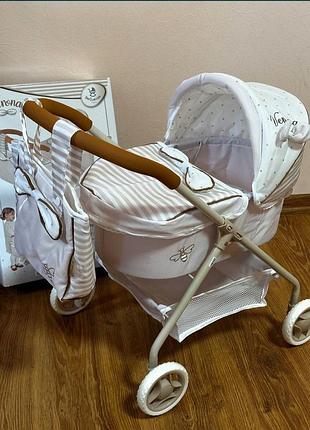 Коляска для ляльок decuevas verona 86078 із сумкою 56 см