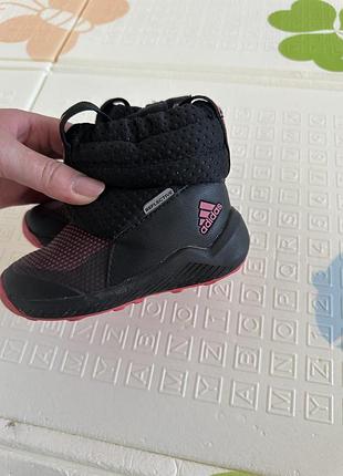 Черевики для дітей adidas термо, чорні, розмір 22