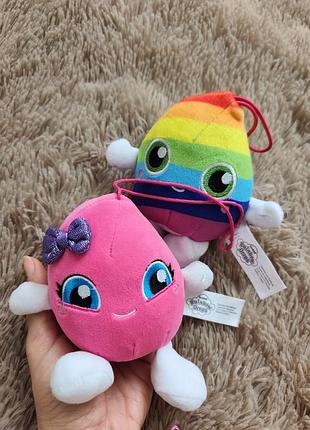 Мягкие мини игрушки каплинки фрукты клубничка тропик