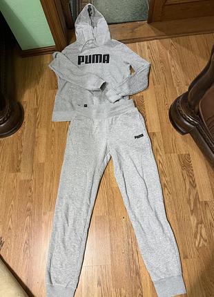 Спортивный костюм двунить puma размер xs-s