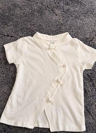 Майка для дівчаток zara біла