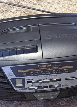 Panasonic rx-ds12 магнитофон / бумбокс / стерео система радио/ кассеты / сд, в 1997 году