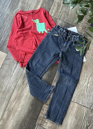 Комплект костюм реглан джинси 6-7 років джинси zara next george h&m