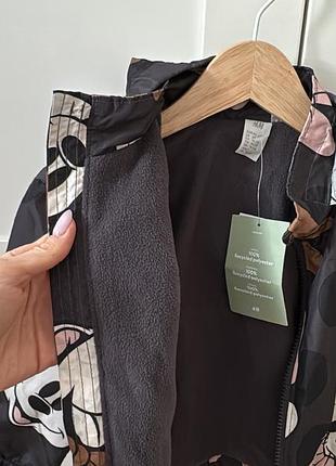 Вітровка утеплена h&m 92 см для дівчинки 2