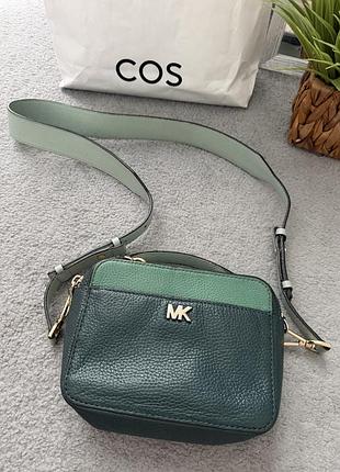 Шкіряна красива сумка кросбоді michael kors оригінал