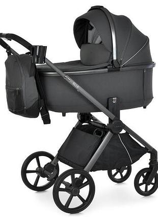 Коляска универсальная el camino elle me 1221 gray 2в1