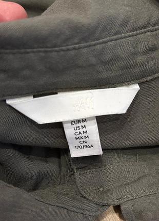 Віскозна міді сукня сорочка h&m 9
