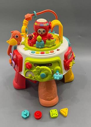 Игра yl681 (6шт) столик, 30-30-в40см, центр развивающий, игровой центр, руль, шестерни, спиннер,магни