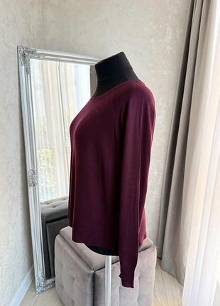 Светр zara кольору марсал 2