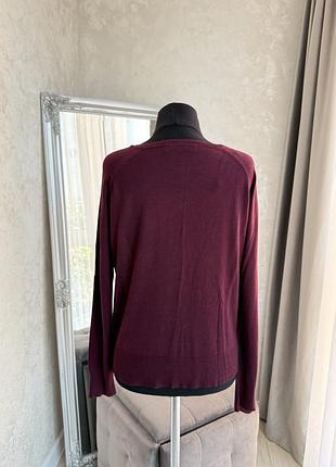 Светр zara кольору марсал 3