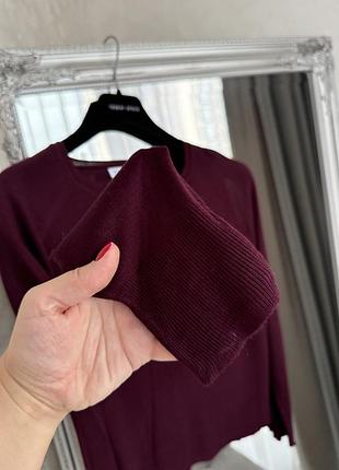 Светр zara кольору марсал 7