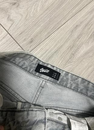 Джинси pull & bear прямі сірі 4