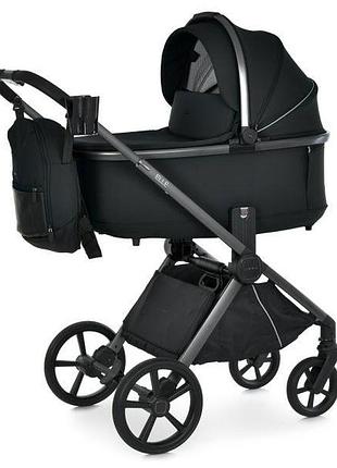 Коляска универсальная 2в1 el camino elle me 1221 black