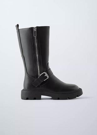 Сапоги чобітки чоботи демісезонні zara р.31/20 см