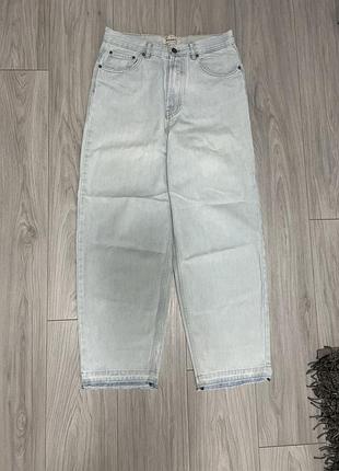 Джинси pull & bear baggy блакитні