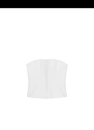 Жіночий корсет zara білий розмір m