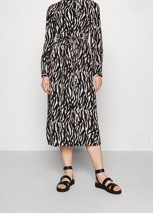 Віскозна міді сукня сорочка vero moda 3