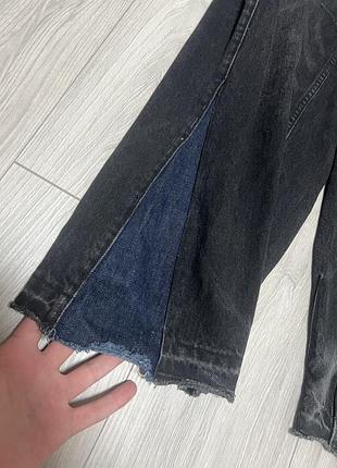 Джинси pull & bear flared чорні 2