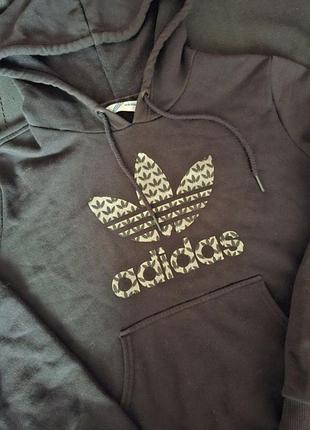 Оригінальне худі adidas originals кофта сіра графіт кенгуру адідас s 42