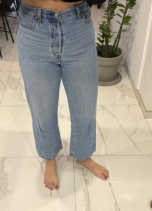 Джинси жіночі levi’s вінтажні блакитні