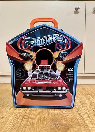 Металевий контейнер гараж для 36 машинок hot wheels