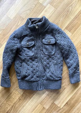 Тепла кофта gap kids на хлопчика 4-5 років