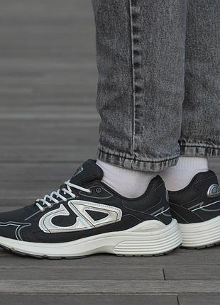 Кросівки dior b30 black white