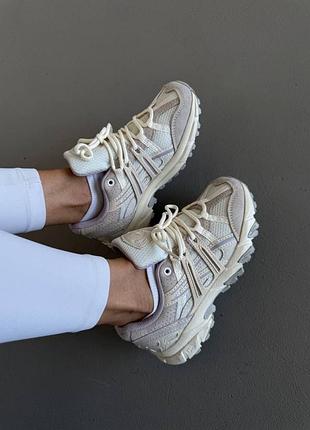 Кросівки asics gel sonoma 15-50 beige / lilac