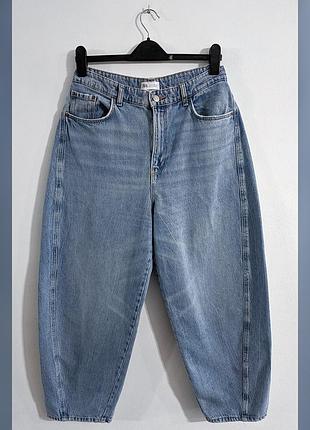 Джинсы-багги zara denim jeans