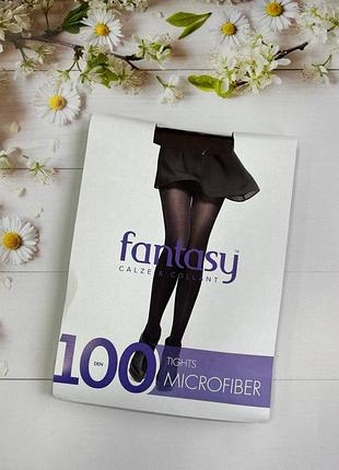 Женские капроновые колготки мокко фентези 100 ден, размеры 2, 3, 4