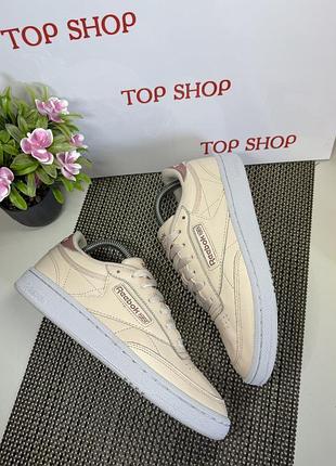 Оригинальные кожаные кроссовки reebok 6