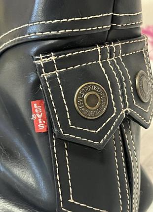 Шкіряна сумка «levi’s» 2