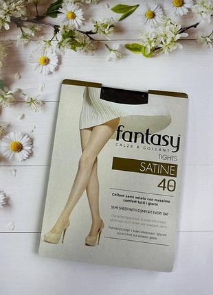 Женские капроновые колготки мокко фентези 40 ден, размеры 2, 3, 4, 5, 6