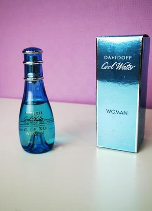 Рідкісний вінтаж 2006! davidoff cool water woman, 30 мл (без двох пшиків)